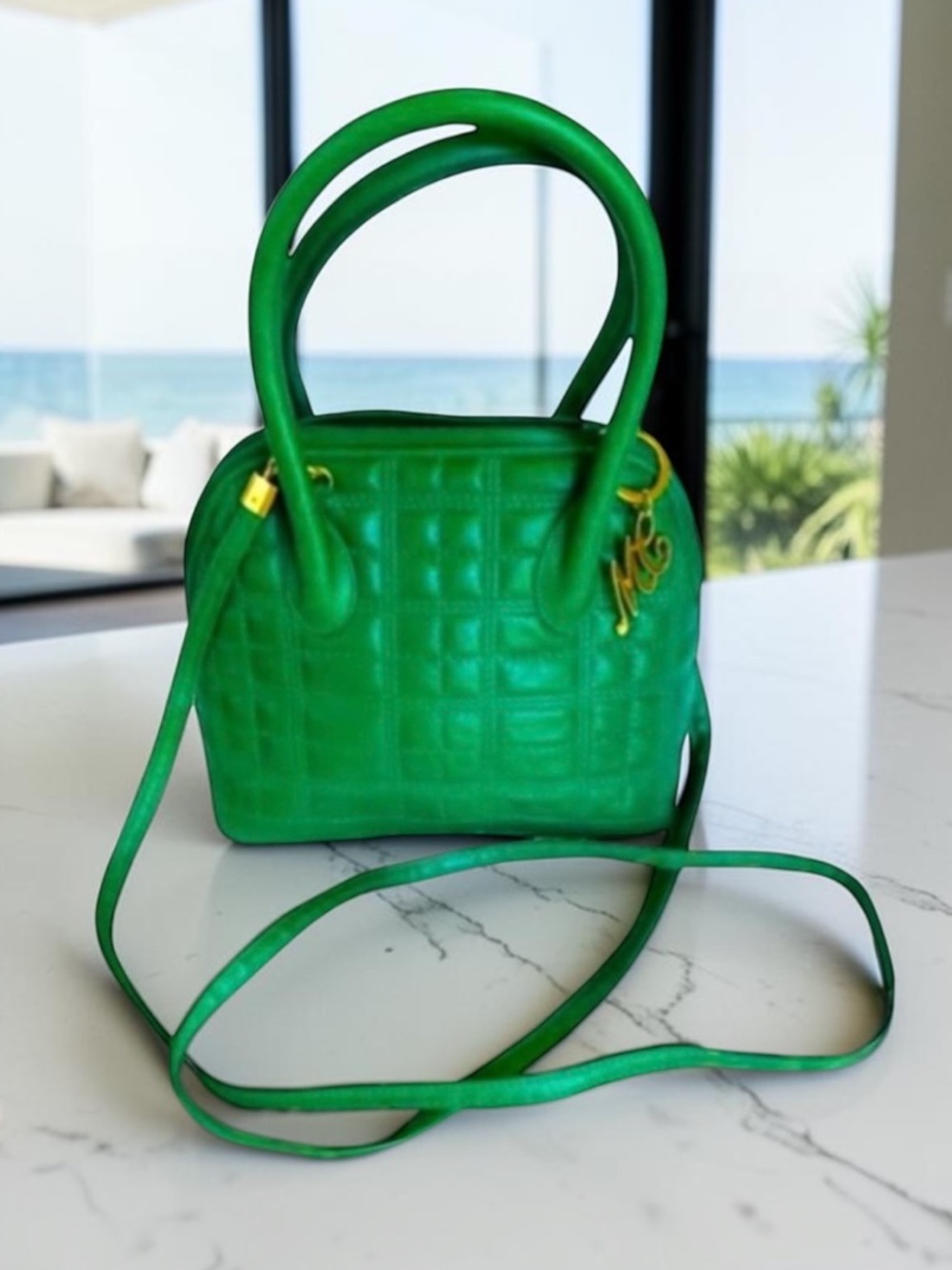 MARK CROSS GREEN CROSS
BODY QUILTED GOLD SIGNATURE
HARDWARE BAG